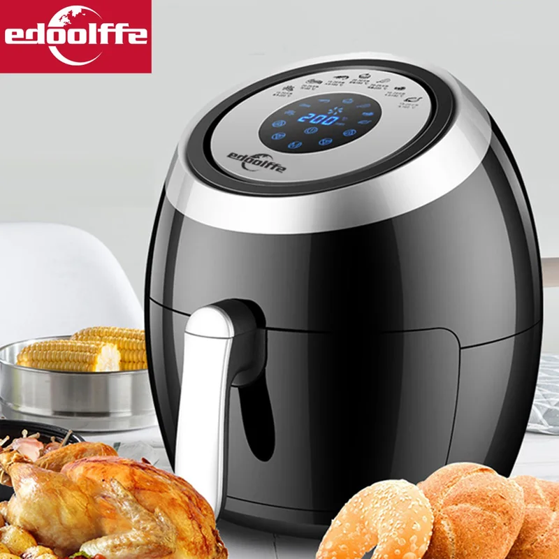 Электрическая кухонная фритюрница Edoolffe 3 6 л глубокая воздушная цифровой