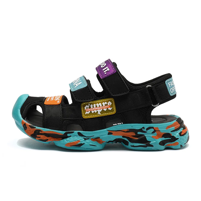 

Brand 2020 Summer Beach NoEnName_Nul Sandals Kids Closed Toe Toddler Sandals Children Fashion Designer Shoes For Boys And Girls