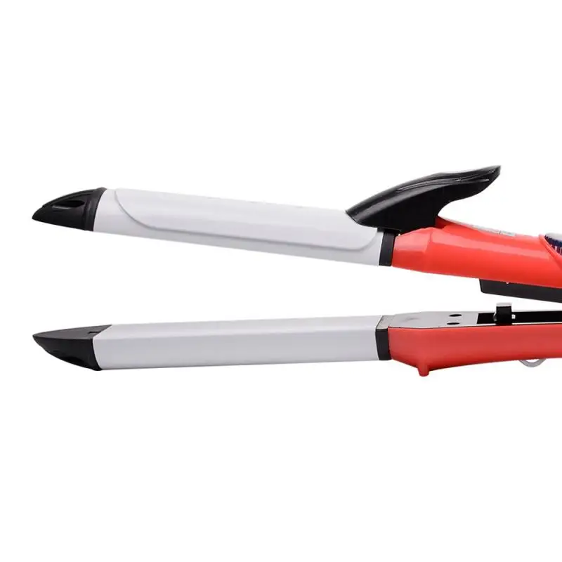 Электрическая плойка двойного назначения волнистая прямая с большим волнистым