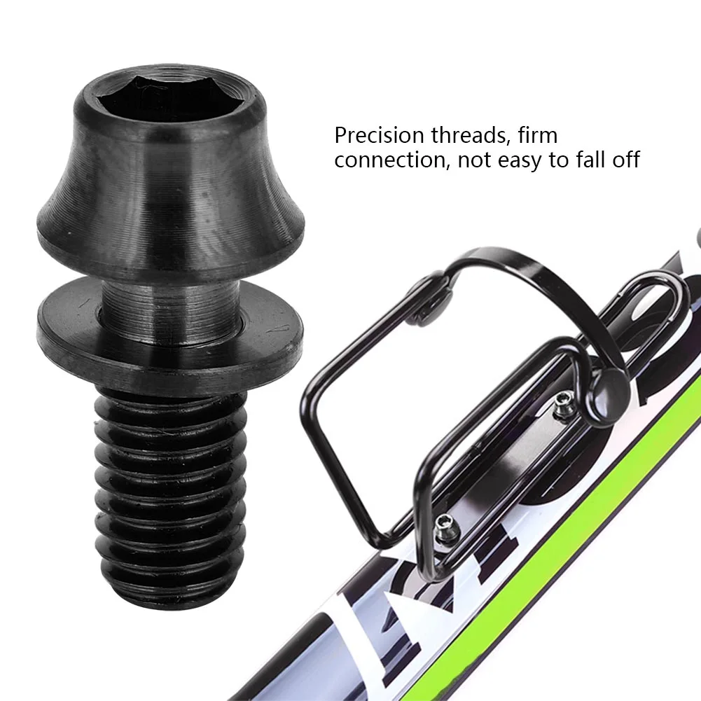 

Titanium Alloy Bicycle Water Bottle Cage Screw Bolt M5x12/16mm with Washer Bicycle Accessories 4 Colors
