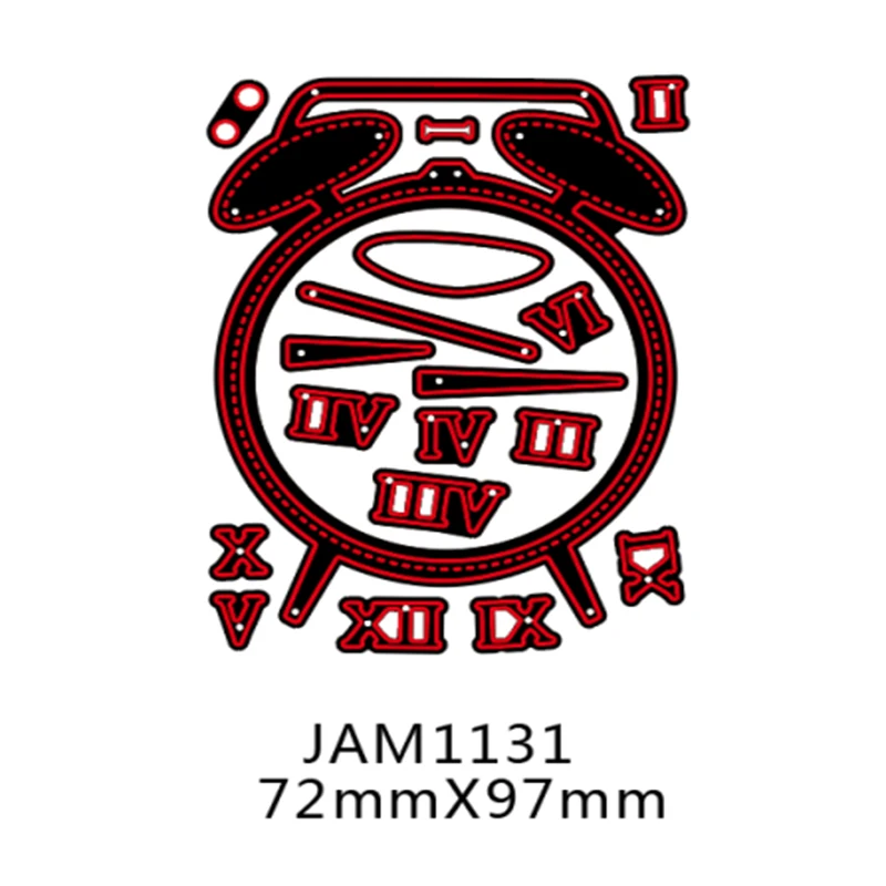 Форма для резки металла с ножом-будильником серебряная форма ремесла набор