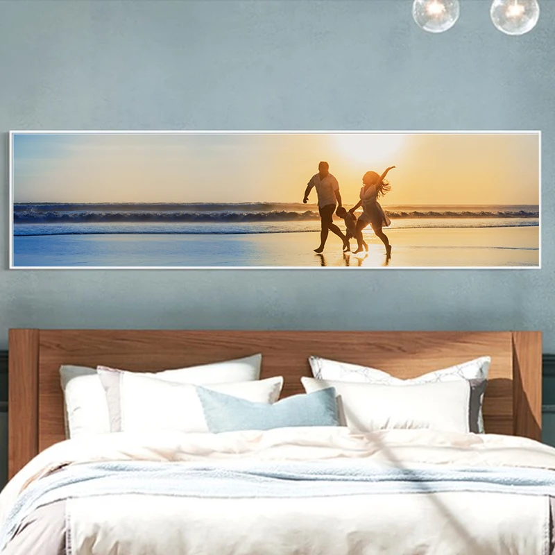 Романтических встреч океан репродукции настенное Искусство Холст закат на море