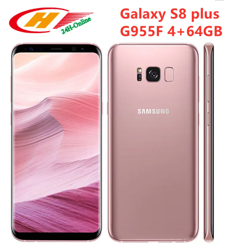Разблокированный телефон samsung Galaxy S8 Plus G955F 4 Гб ОЗУ 64 Гб ПЗУ 6," Восьмиядерный NFC с отпечатком пальца
