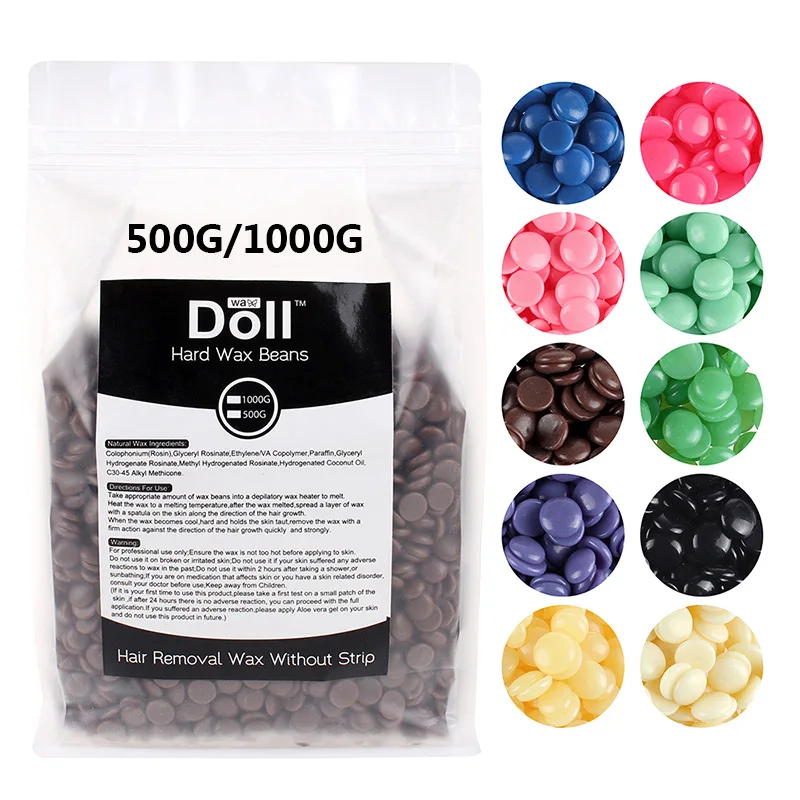 500 г/1000 г бразильский без бретелек депилятор воск для рук Горячие бобы депиляция