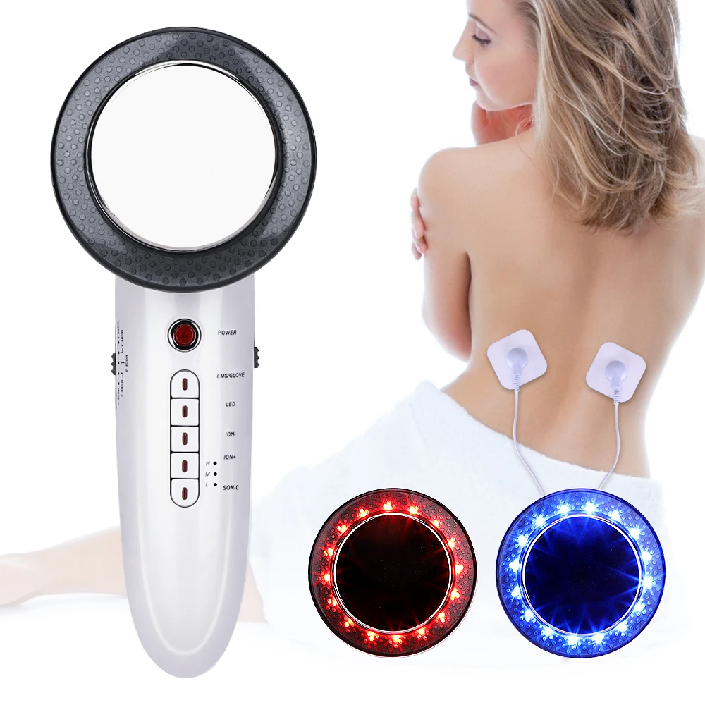 

Body Slimming Massager 6 in 1 Ultrasonic Wave EMS Infrared Therapy Fat Burner Device Weight Loss Anti Cellulite Skin Body Slim