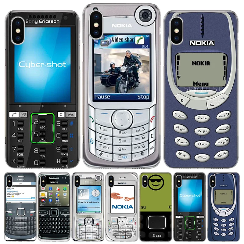 Retro Mobile Phone Case For Apple Iphone 14 Pro Max 12 13 Mini 11 SE 2020 X XS XR 8 7 6 6S Plus 5 5S Cover Shell Coque TPU Funda