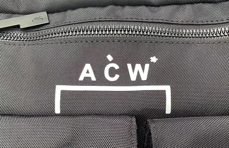 A-COLD-WALL черный нагрудный мешок унисекс сумка ACW двойная сумка крест нейлон металлическая пряжка на ремень карман