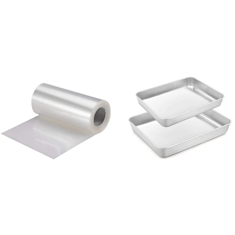 

«Сделай сам», воротник для торта, прозрачные листы, зеркальные полоски для торта с 2 шт прямоугольной кастрюлей для торта, глубокие формы для...