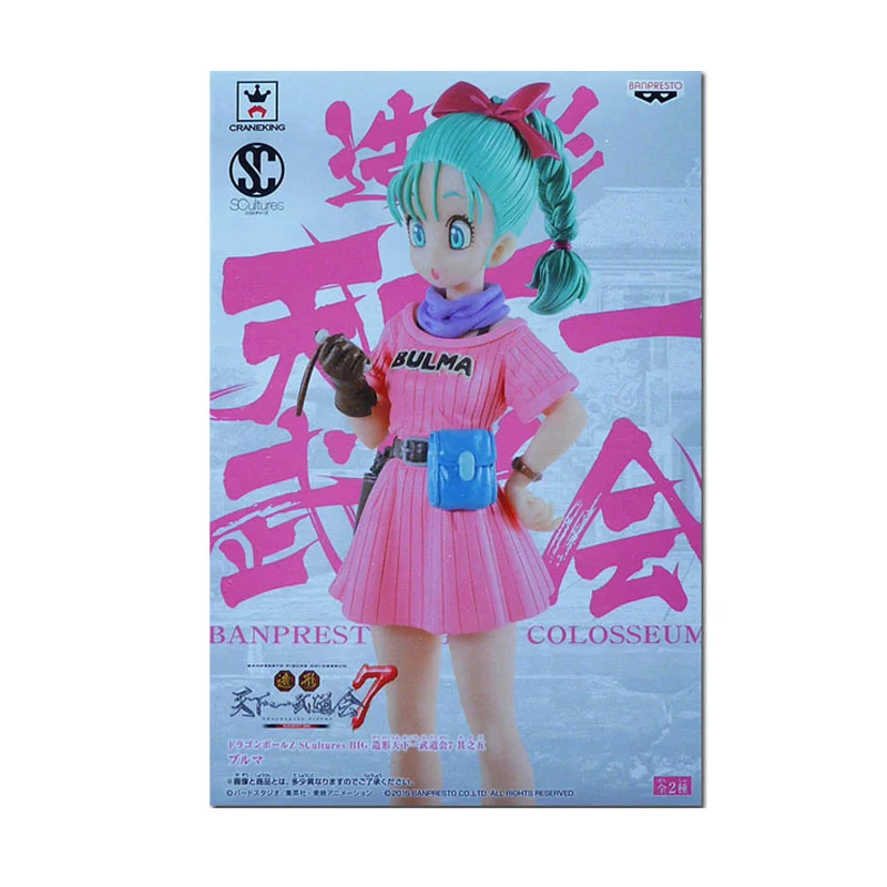 

BANDAI Banpresto Драконий жемчуг-sculture 7 Vol.5 Bulma Правосторонняя фигурка из ПВХ BP37506