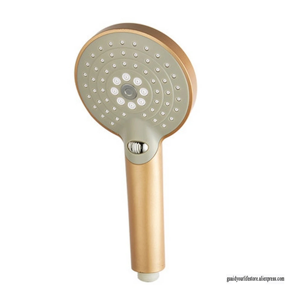 Золотой Многофункциональный ручной Душ высокое качество позолоченный шланг для
