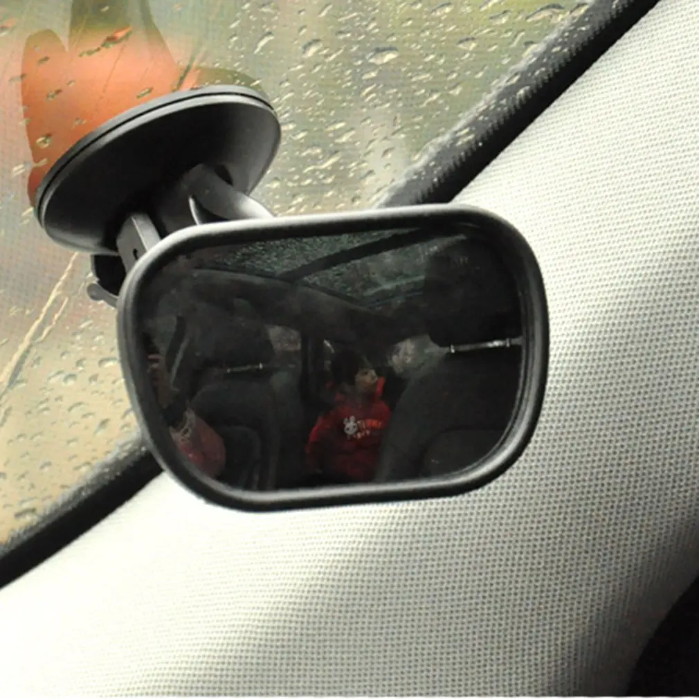 

Suction Mirror For Car Back Seat Observation Mirror Splash-proof Glass Lens Rear-view Mirror In Car