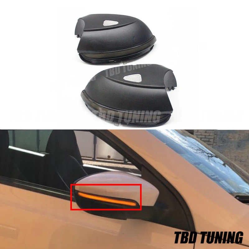 Светодиодный динамический поворотник для Volkswagen Passat CC B7 Beetle Scirocco Jetta MK6