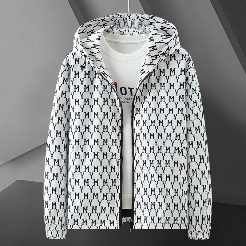 Мужская куртка-бомбер с капюшоном размеры до 4XL-10XL | одежда