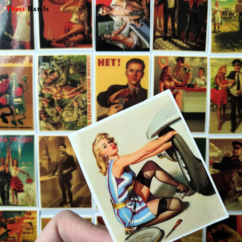 Три Ratels 25 штук смешанные Сталину орден плакат Стикеры s Набор сделай сам для