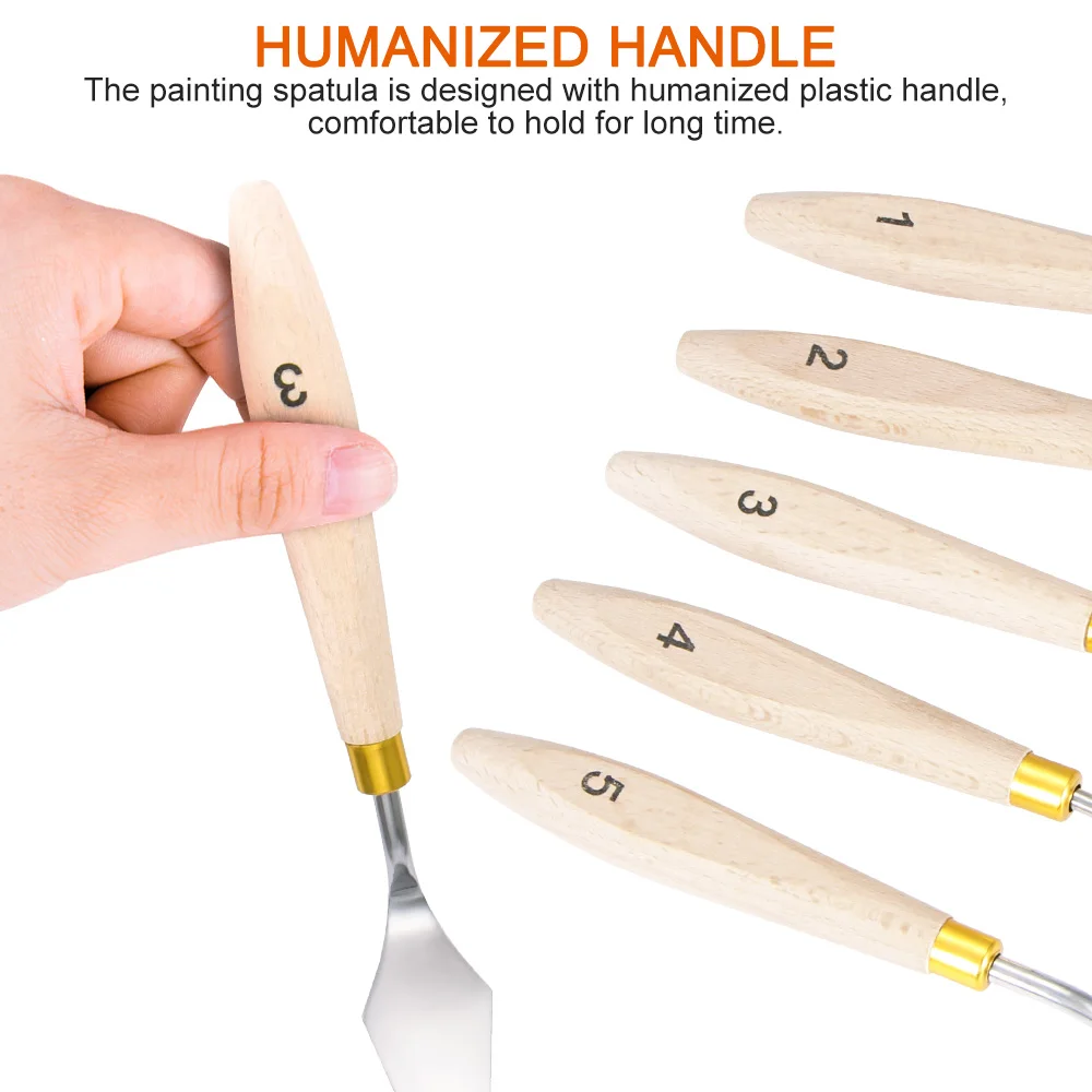 5 шт. Изобразительное искусство Профессиональный Нержавеющая сталь набор