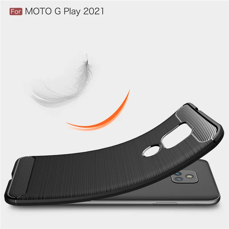 for motorola moto g play 2021 case cover moto g power stylus 5g soft carbon fiber bumper phone cases for moto g play 2021 funda free global shipping