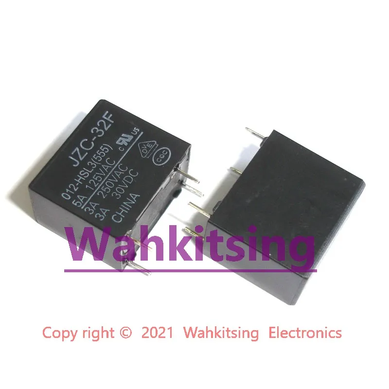 5 PCS JZC-32F-012-HSL3(555) DIP-4 JZC-32F 012-HSL3(555) реле мощности | Электронные компоненты и