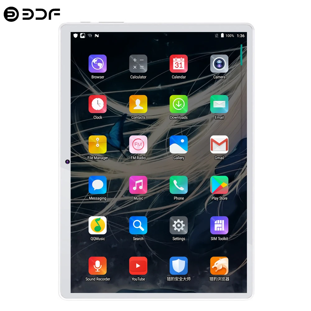 BDF горячая Распродажа планшет 10 дюймов 3g 4G LTE планшетный ПК Android 7,0 Восьмиядерный 4 Гб ram 64 ГБ rom WiFi 10,1 планшет ips 1280*800 Tab