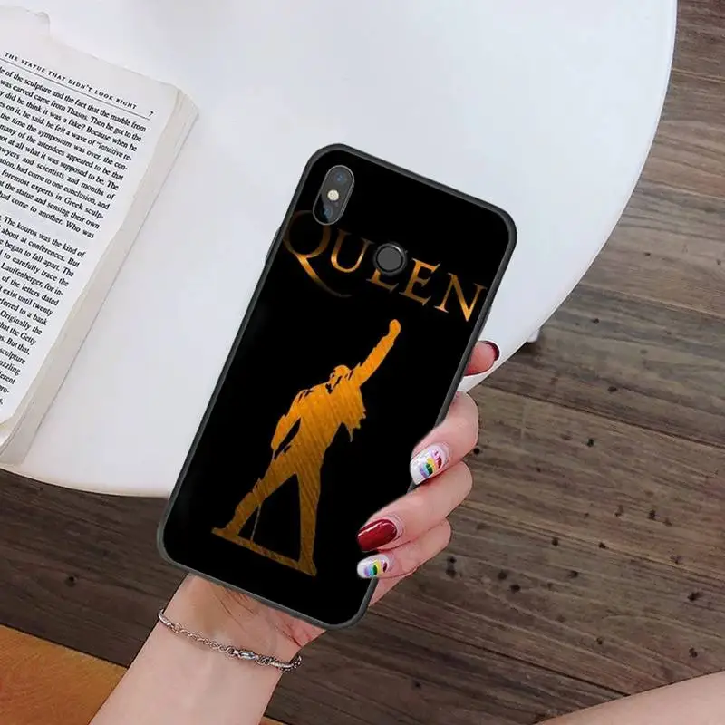 

Freddie Mercury Queen Phone Case For Xiaomi Redmi note 7 8 9 t k30 max3 9 s 10 pro lite