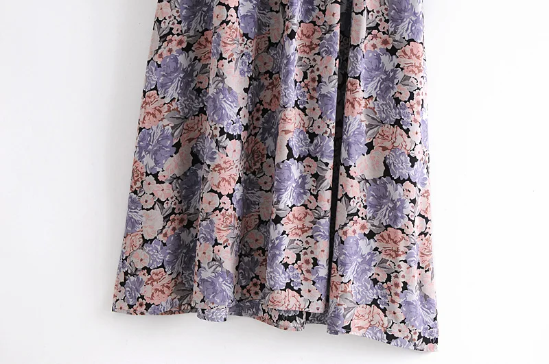 В богемном стиле винтажные Женские Длинные рукава в этническом с цветочным