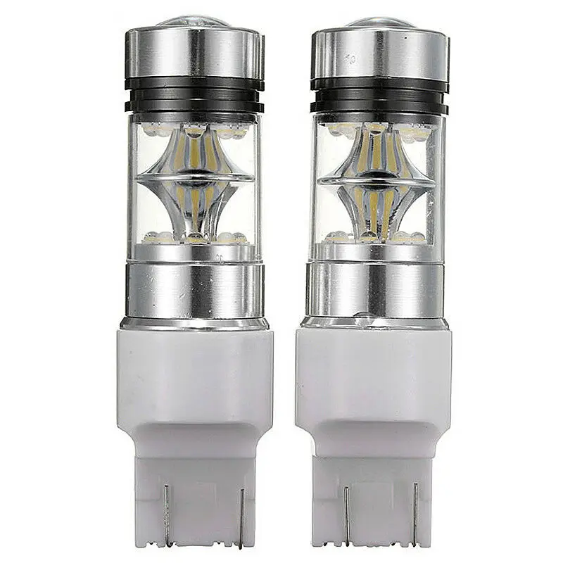 Набор резервных реверсивных ламп 2 шт комплект T20 7440 7443 100 Вт 20SMD светодиодный