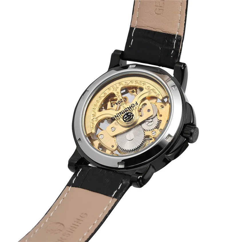 FORSINING мужские наручные часы автоматические механические военные армейские