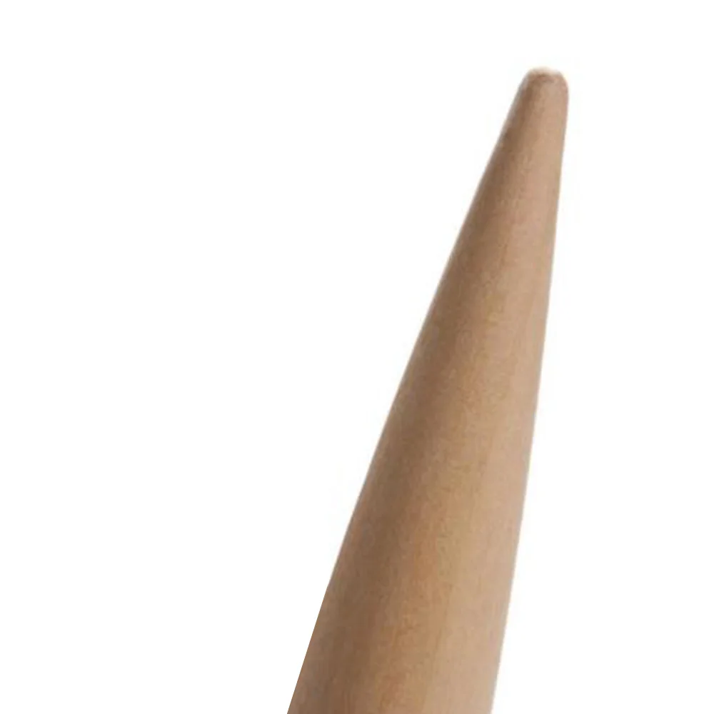 

Multi-Size Wood Slicker Leather Leathercraft Solid Wood Round Burnishing Polished Edge Leather Craft Working Tool