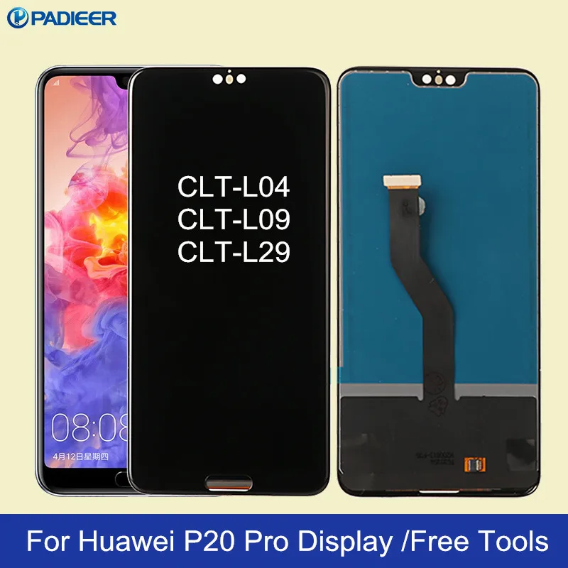 ЖК дисплей для Huawei P20 P 20 Pro CLT L04 L09 L29 A + качество с сенсорным экраном Digitizer Замена 6 1