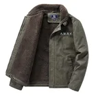 Мужская теплая куртка с меховым воротником Mcikkny, зимняя верхняя одежда с флисовой подкладкой, размер M-5XL, ветровка