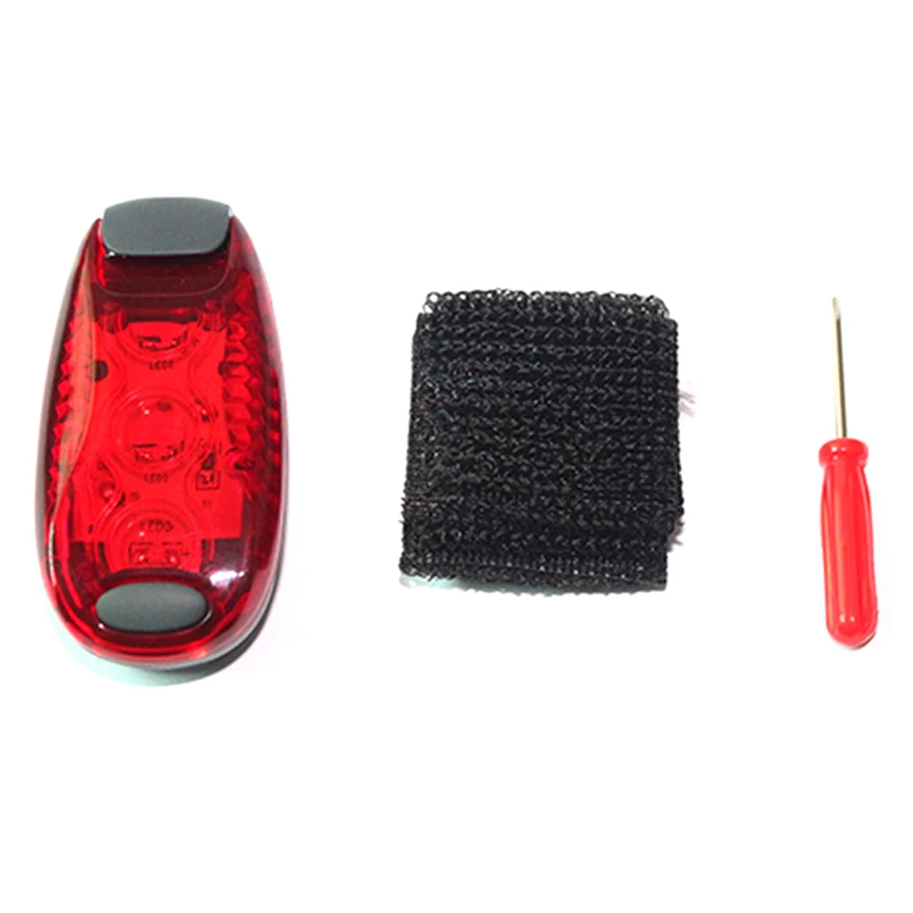 

Night Running Jogging Safety Warning LED Lamp Bicycle Helmet Tail Rear Light