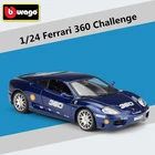 1:24 Ferraris 360 вызов Модель гоночного автомобиля из сплава литая имитация металлической игрушки ретро классический автомобиль Коллекционная модель подарок для детей