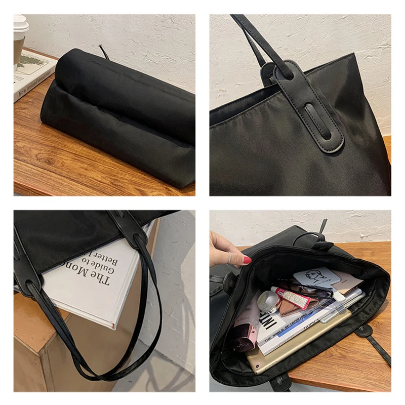 

High Capacity Tote Bags For Women 2021 New Casual Handbags Designer Shoulder Bag High Quality Nylon Ladies Hand Bags Bolsos