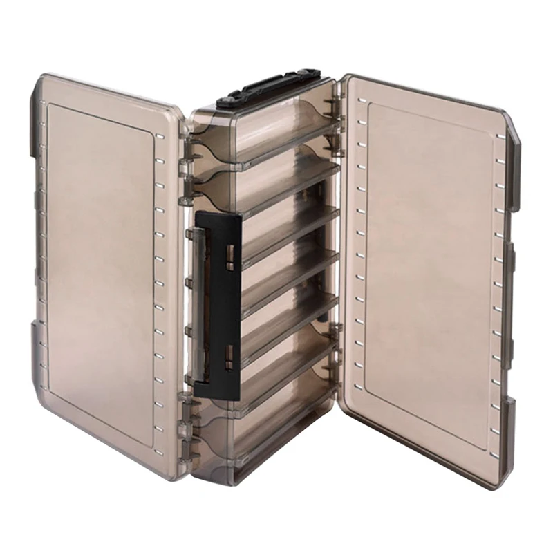 Recommend Double Side Multi-Purpose Fly Fishing Tackle Box Plastic Bait Trimming | Спорт и развлечения
