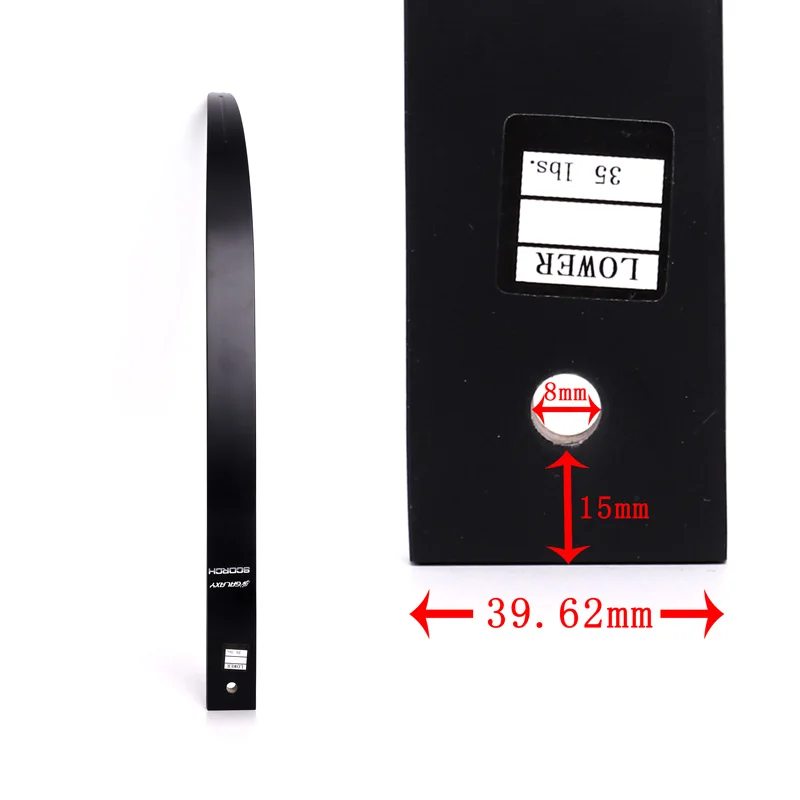 1 шт. высококачественные Рекурсивные конечности лука 30-50 фунтов кленовое дерево с