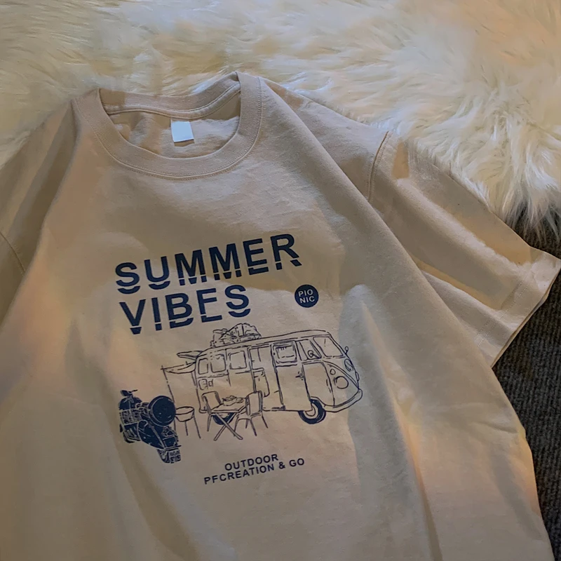 Модная брендовая женская футболка с коротким рукавом 2021 свободная корейская