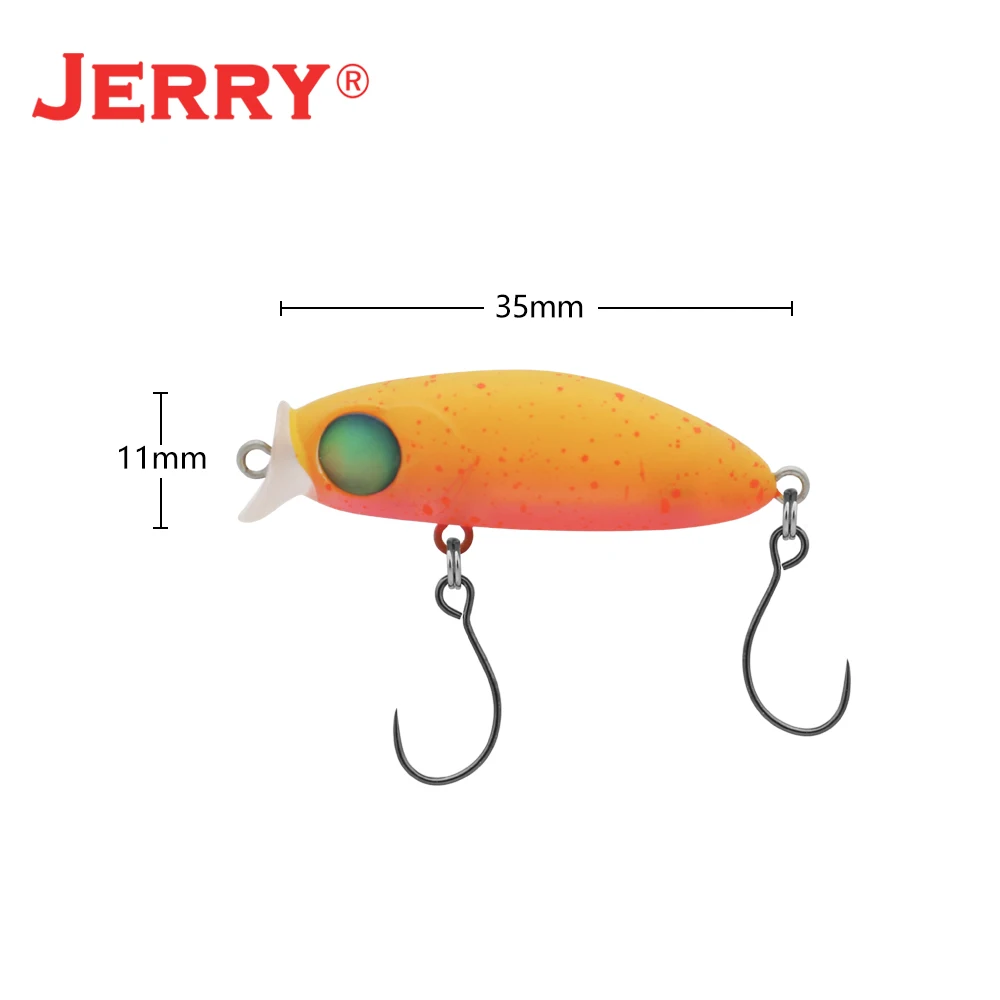 Jerry Ceres Lrf Fishing Lure Rock Floating Minnow Wobbler Hard Bait 1.37in 35mm Area Trout Perch Rockfish Plug Ultralight