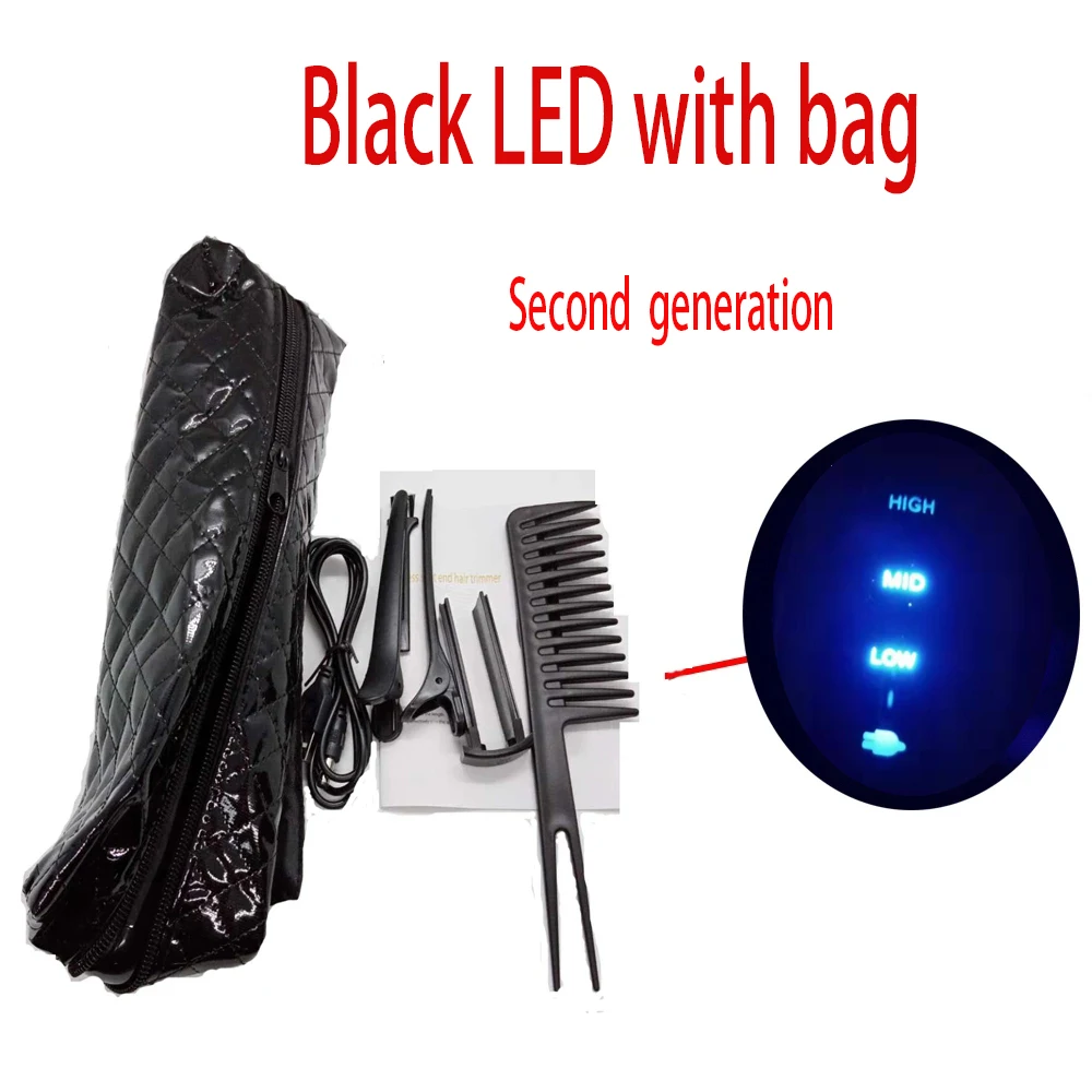 

Cordless Split End Hair Trimmer for Men and Women Includes Fixed 1/4" Trim Settings, Includes Hair Accessories and Carrying Bag