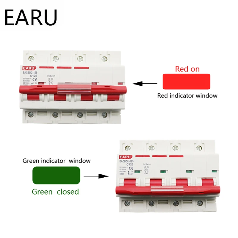 1 шт. прерыватель тока 1000 В 4P | Обустройство дома
