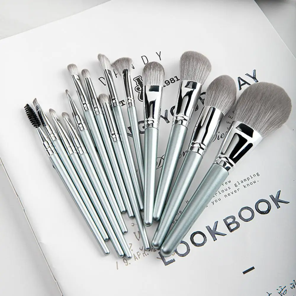 Набор кистей для макияжа Mofee 14 шт. кисти пудра румяна кисть век набор из мягкого