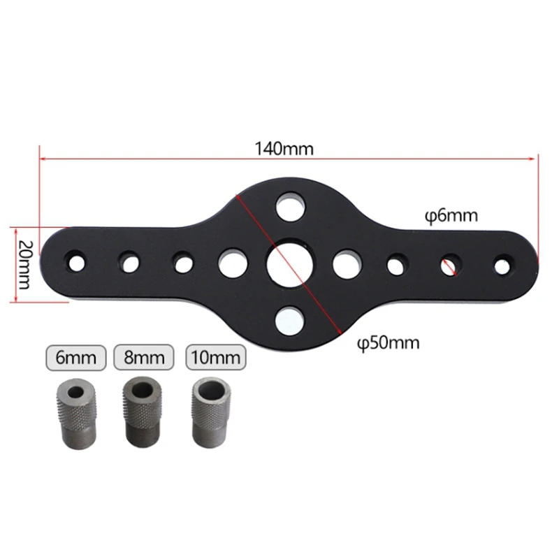 X600 2 Регулируемый Алюминий сплав самоцентрующийся дюбель джиг дерева Панель