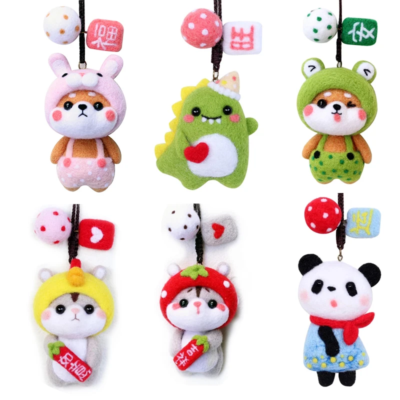 Nonvor милые шерстяные валяные материалы ручной работы игрушки для домашних