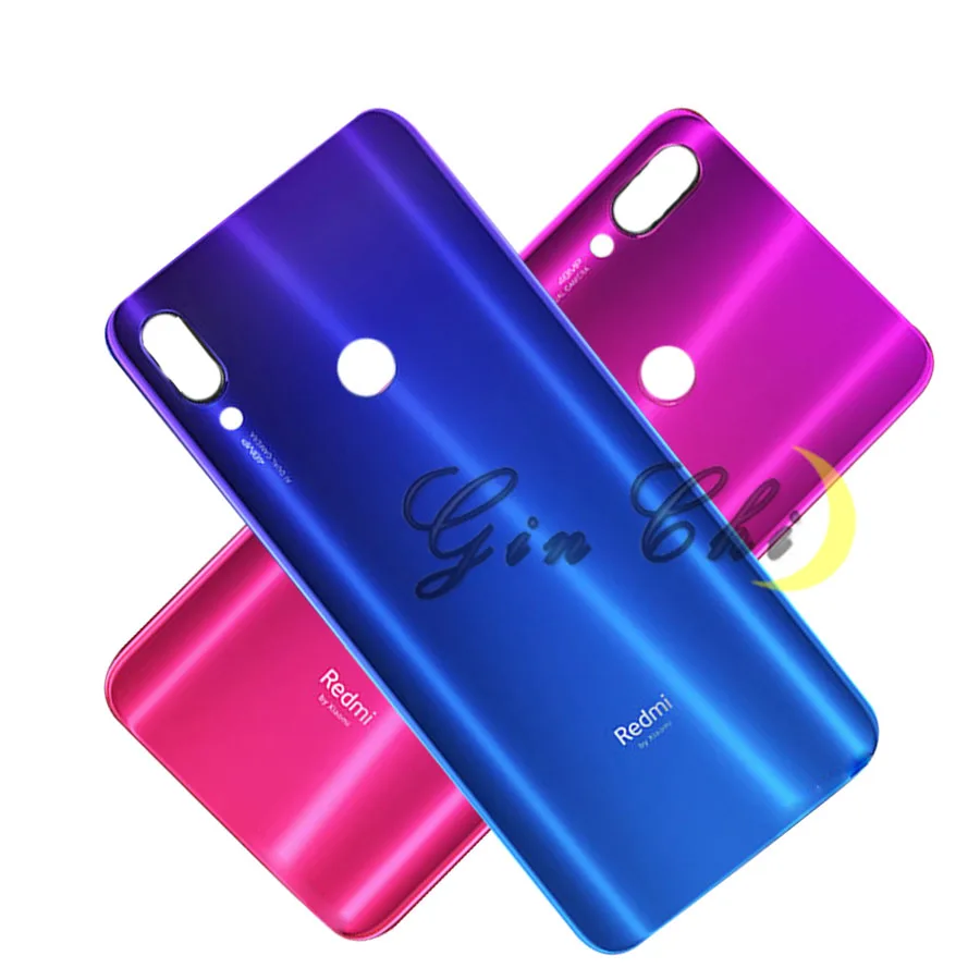 Чехол для Xiaomi Redmi note 7, Задняя стеклянная панель, чехол для задней двери, чехол для Redmi note 7 pro, задняя крышка для аккумулятора