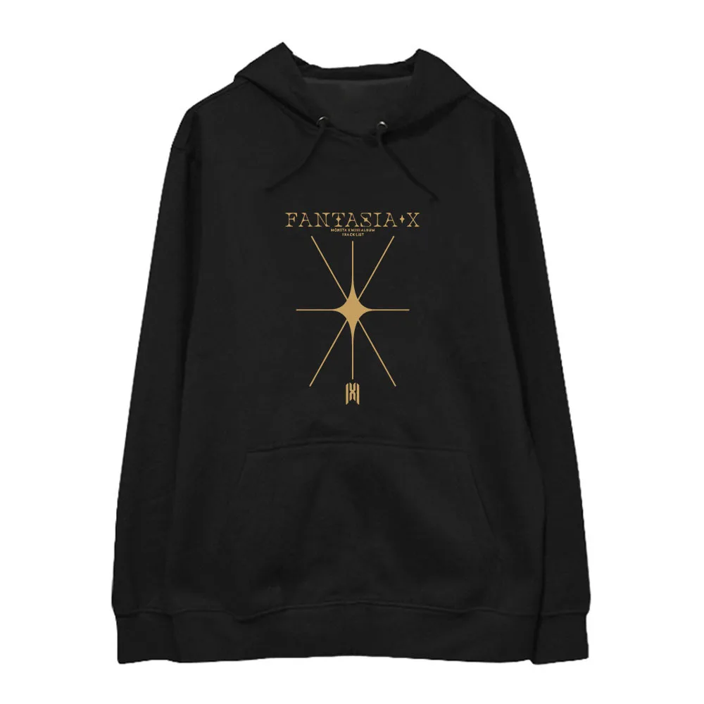 Корейский стиль Kpop Monsta X Fantasia толстовки с принтом альбома одинаковые унисекс