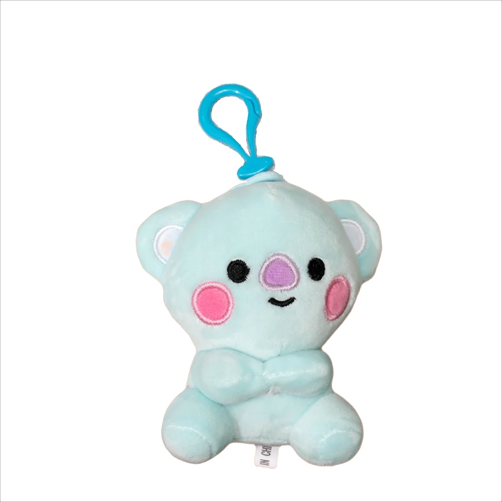 

12Cm Cute Plush Toy Teddy Bear Elephant Rabbit Panda Frog Biscuit Koala Doll Pendant Children Christmas Gift