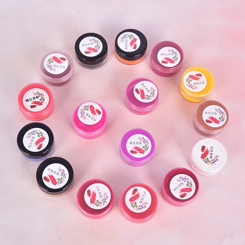 1 г губная помада пигмент порошок Красочный сделай сам блеск для губ материал