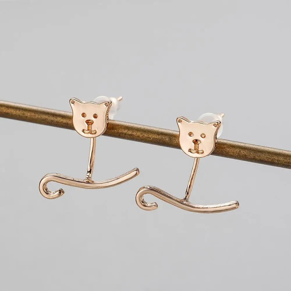 Chandler богемные куртки с кошачьими ушками передние и задние Двухсторонние серьги