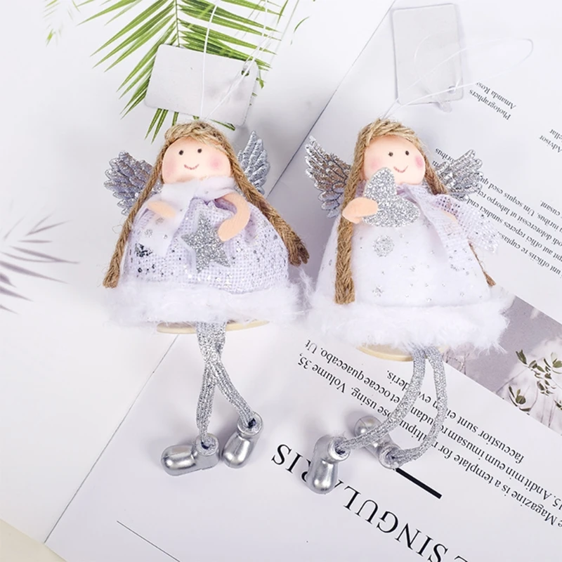 Милая Рождественская кукла настенные украшения домашние для праздника