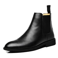 england style brand designer men casual chelsea boots spring autumn ankle boot cow suede leather botas hombre slip on shoes male