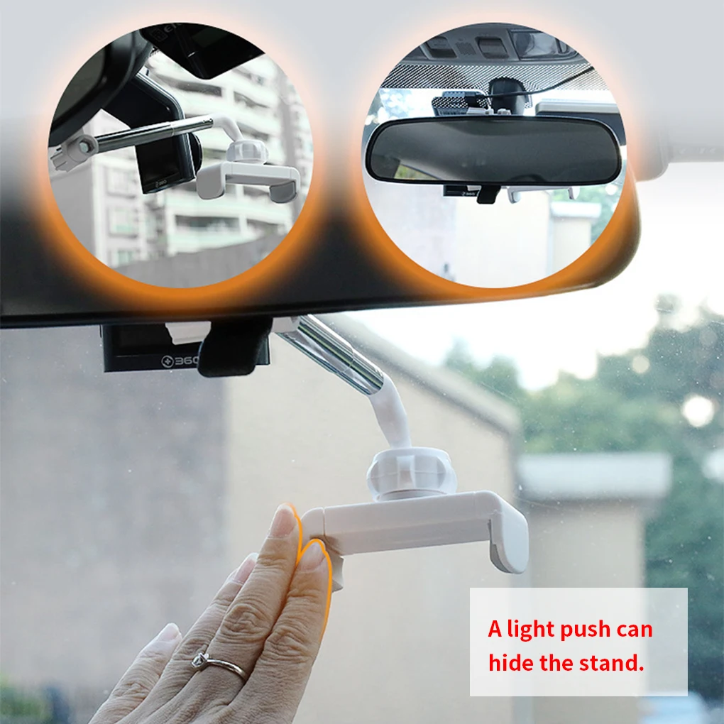 Автомобильный держатель для телефона на зеркало заднего вида с поворотом 360