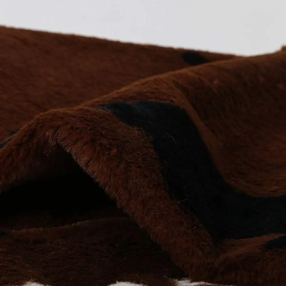 Ковер из воловьей кожи нескользящий ковер искусственного меха коврик с принтом